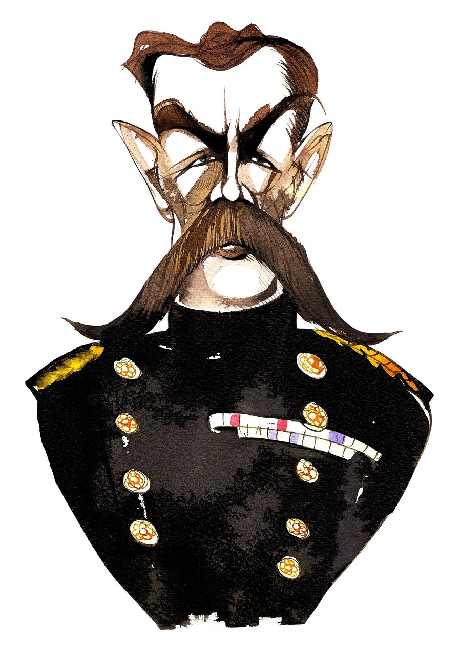 Irský narozený, britský polní maršál, první Earl Kitchener od Neale Osborne
