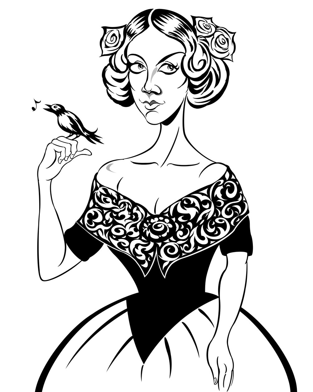 Jenny Lind, 2019 (digitální) od Neale Osborne