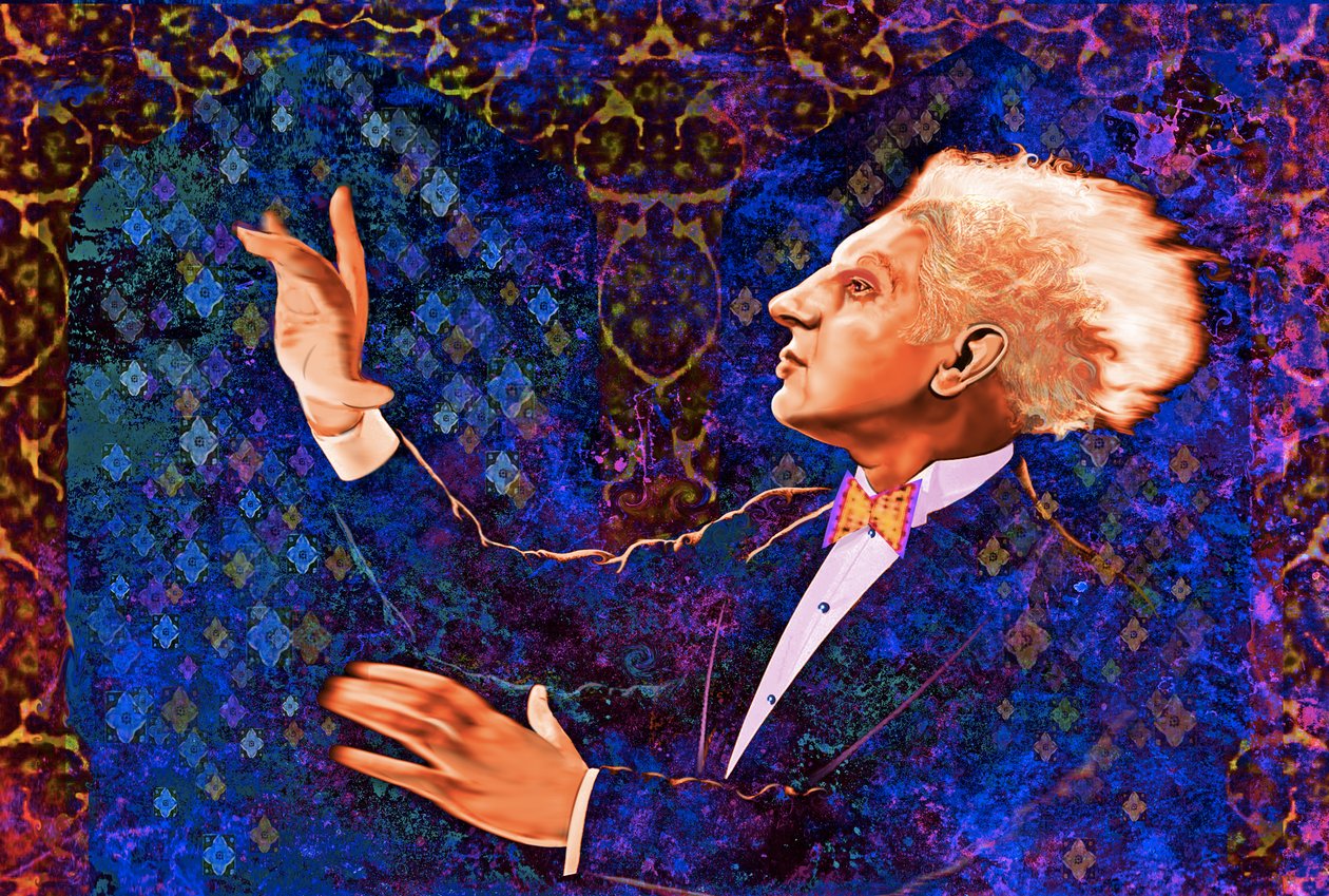 Leopold Stokowski, 2024 (digitální) od Neale Osborne