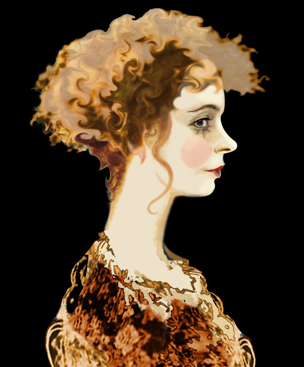 Lillian Gish, 2022 (digitální) od Neale Osborne