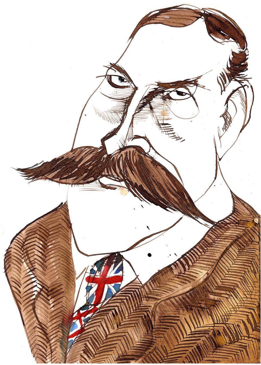 Sir Edward Elgar, 2022 (inkoust) od Neale Osborne