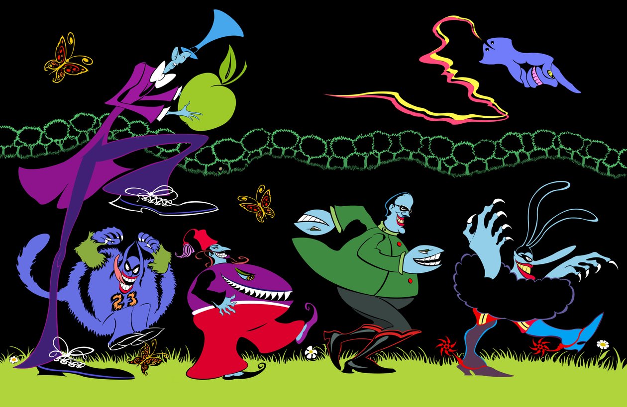 The Blue Meanies, 2023 (digitální) od Neale Osborne