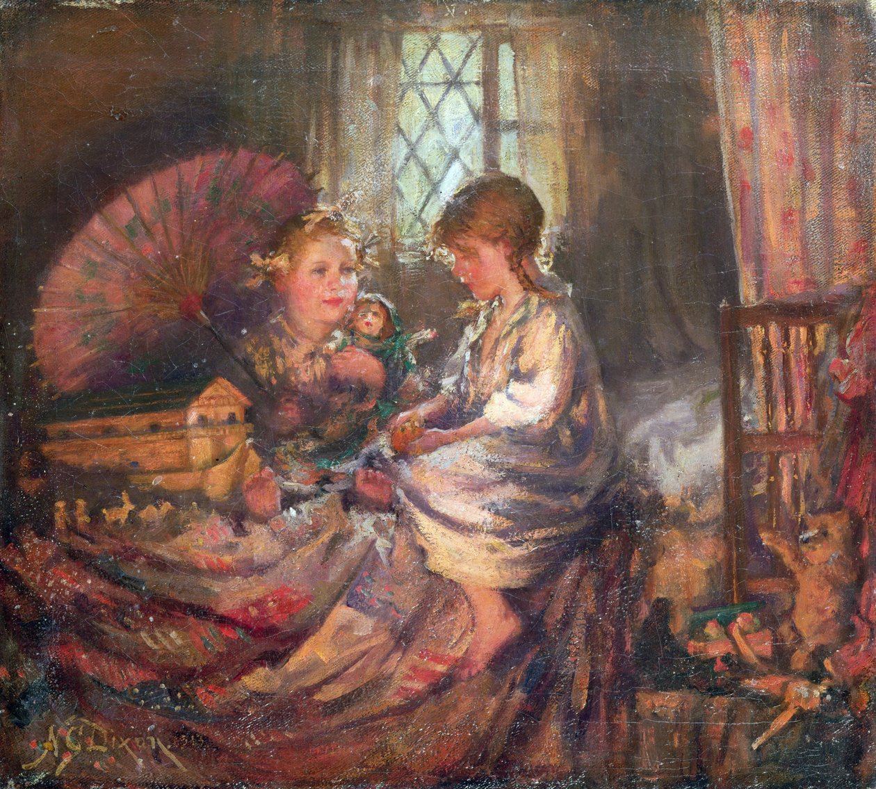 Vánoční ráno od Nellie Gertrude Dixon