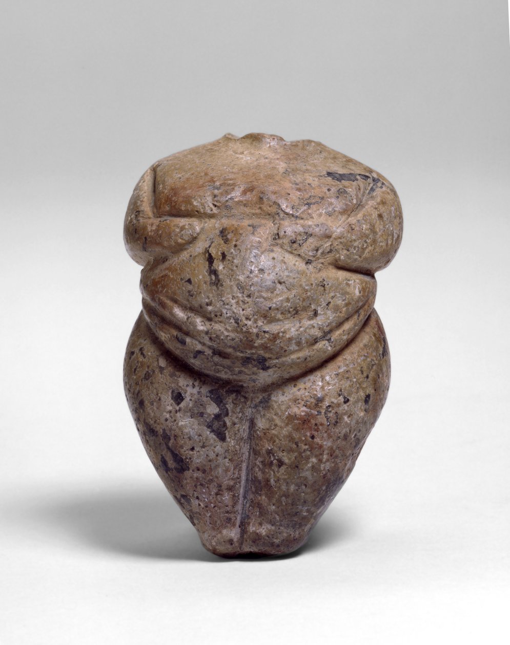 Bezhlavá stojící figurka z Cukurdentu, neolit. c.3. tisíciletí př. n. l. (vápenec) od Neolithic