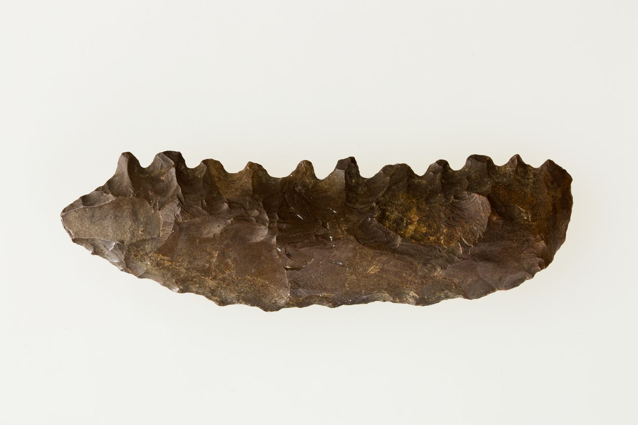 Bifaciální srp, cca 4500–4000 př.nl (pazourek) od Neolithic Neolithic