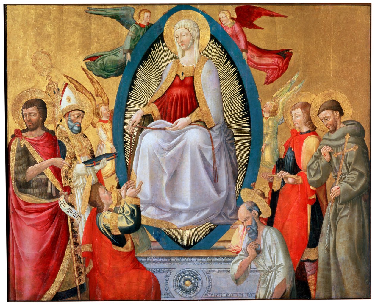 Nanebevzetí Panny Marie, 1464-1465 od Neri di Bicci