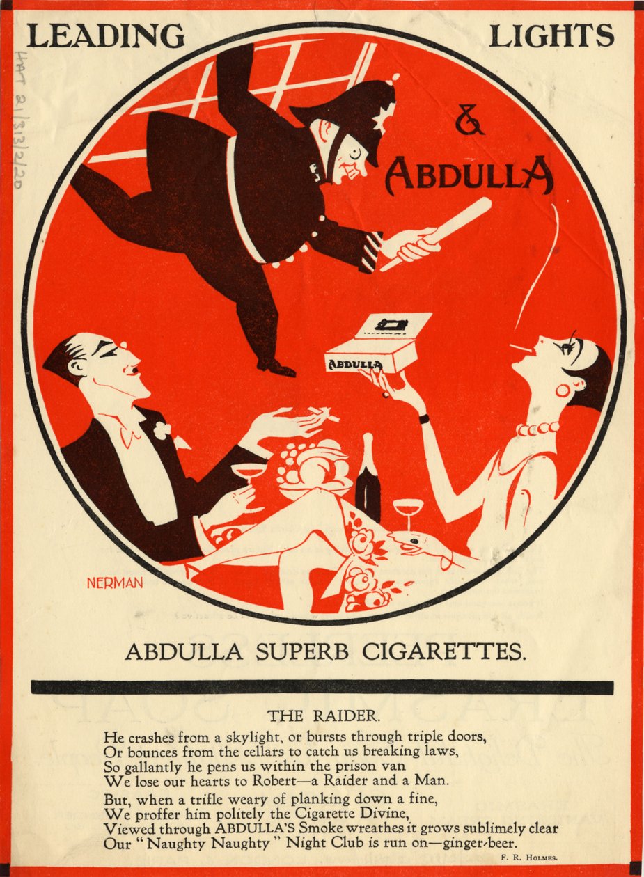 Cigarety Abdulla, 20. léta 20. století od Nerman