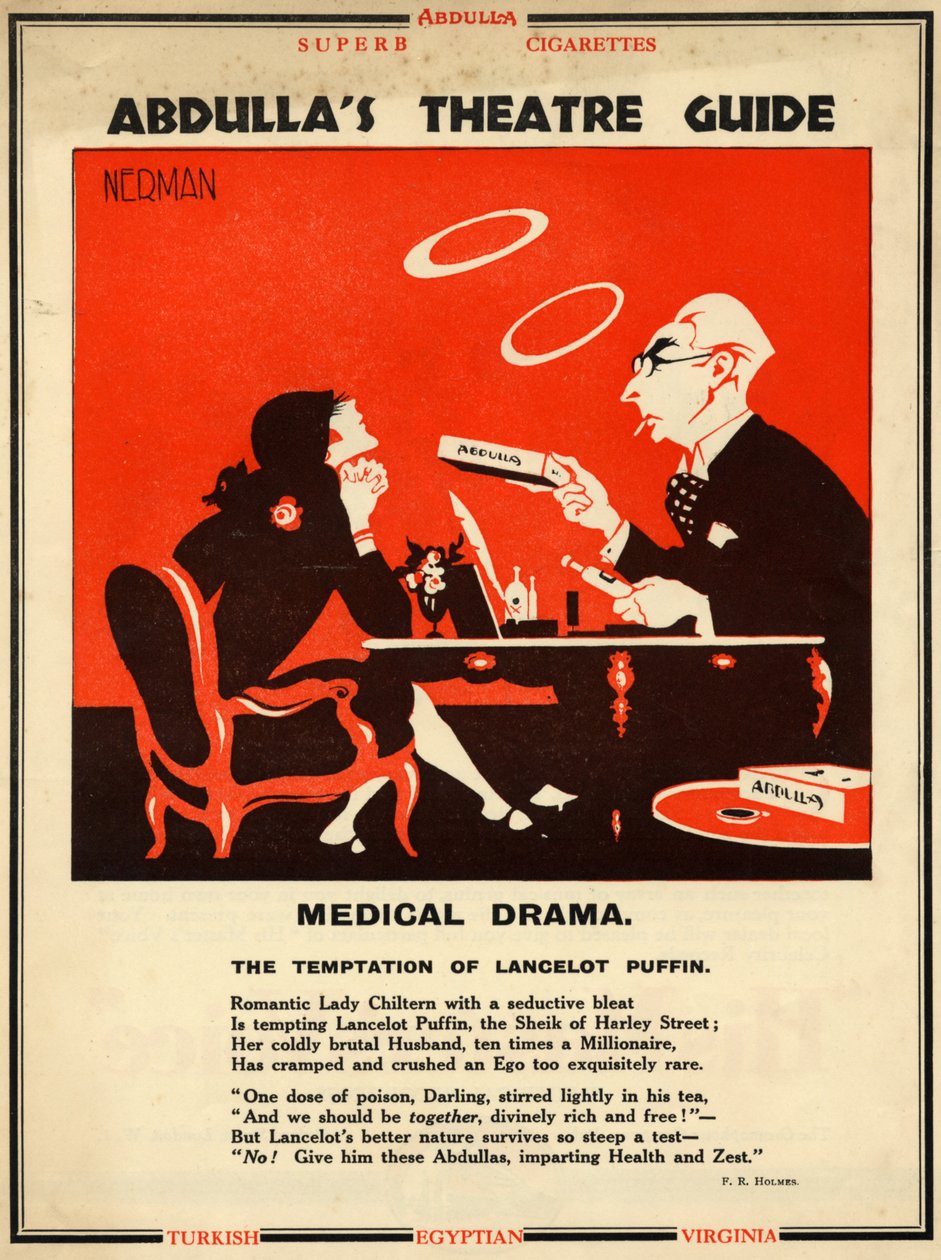 Cigarety Abdulla, 1928 od Nerman