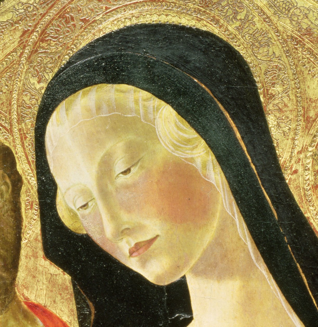 Madona s dítětem (tempera na desce) (detail 9306) od Neroccio di Landi