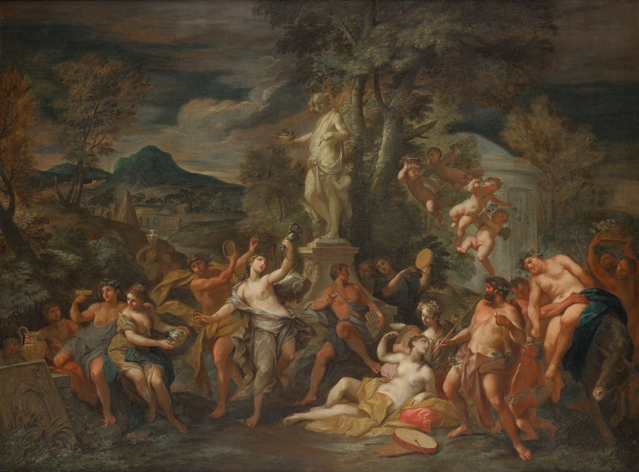 Bacchanal v krajině od Leopold Blonder
