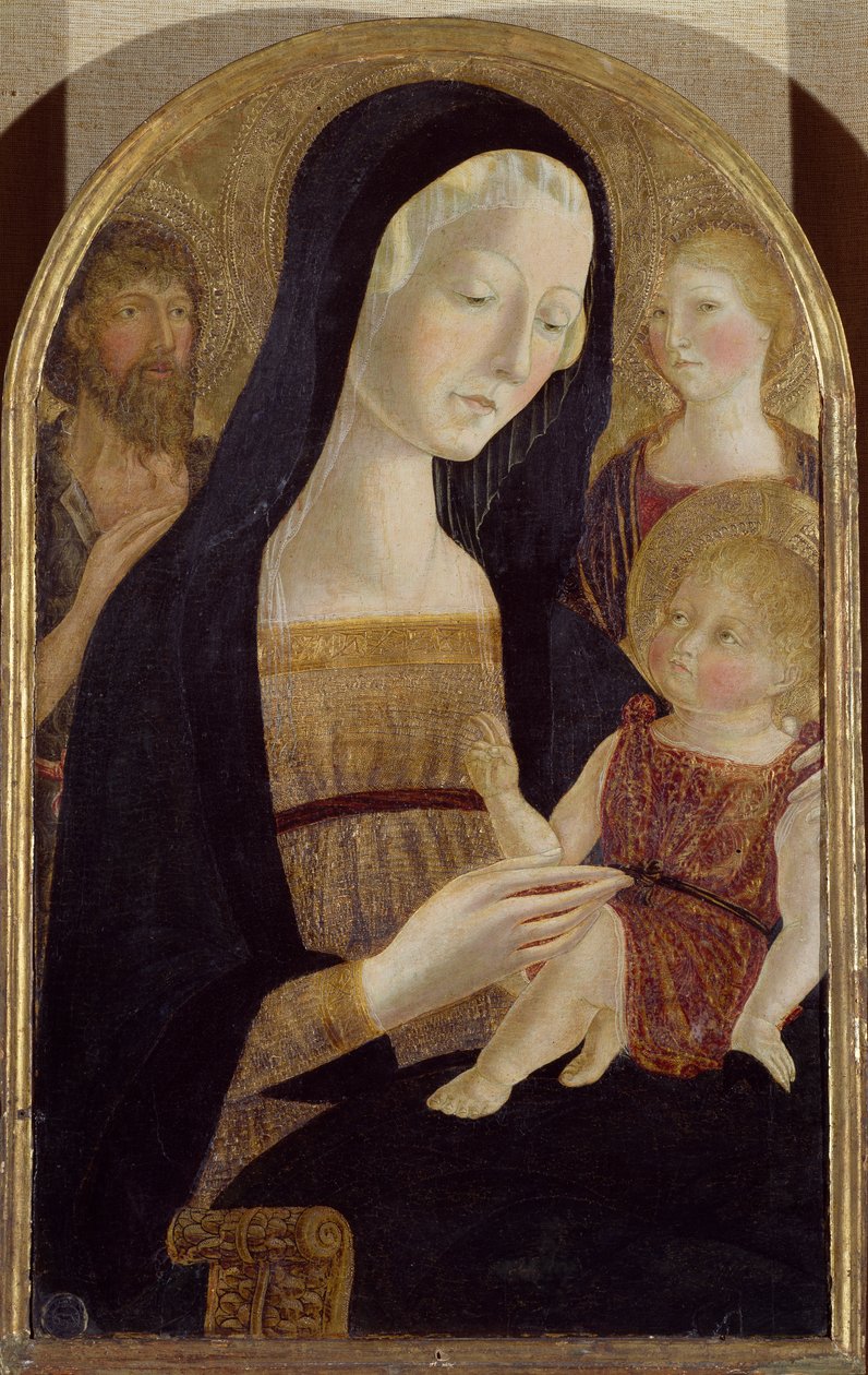 Madona s dítětem se svatými Janem Křtitelem a Marií Magdalenou, od Neroccia z Bartolomea de