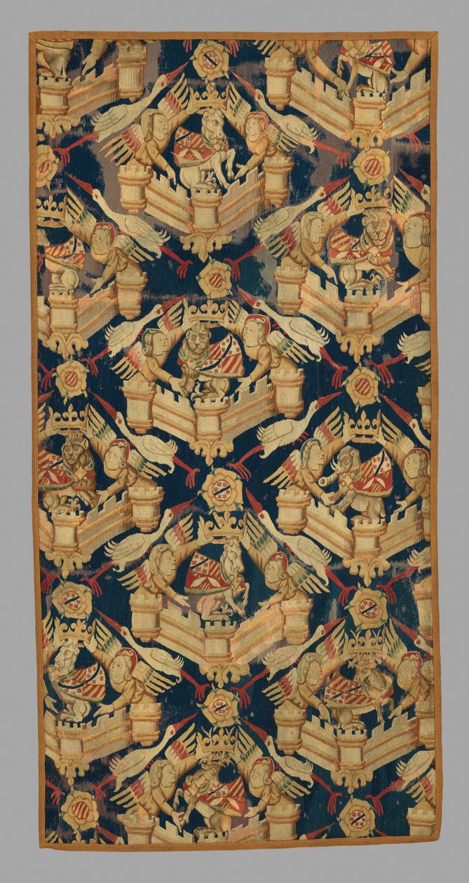 Heraldická kompozice, jižní Nizozemí, kolem 1350-75 od Netherlandish School