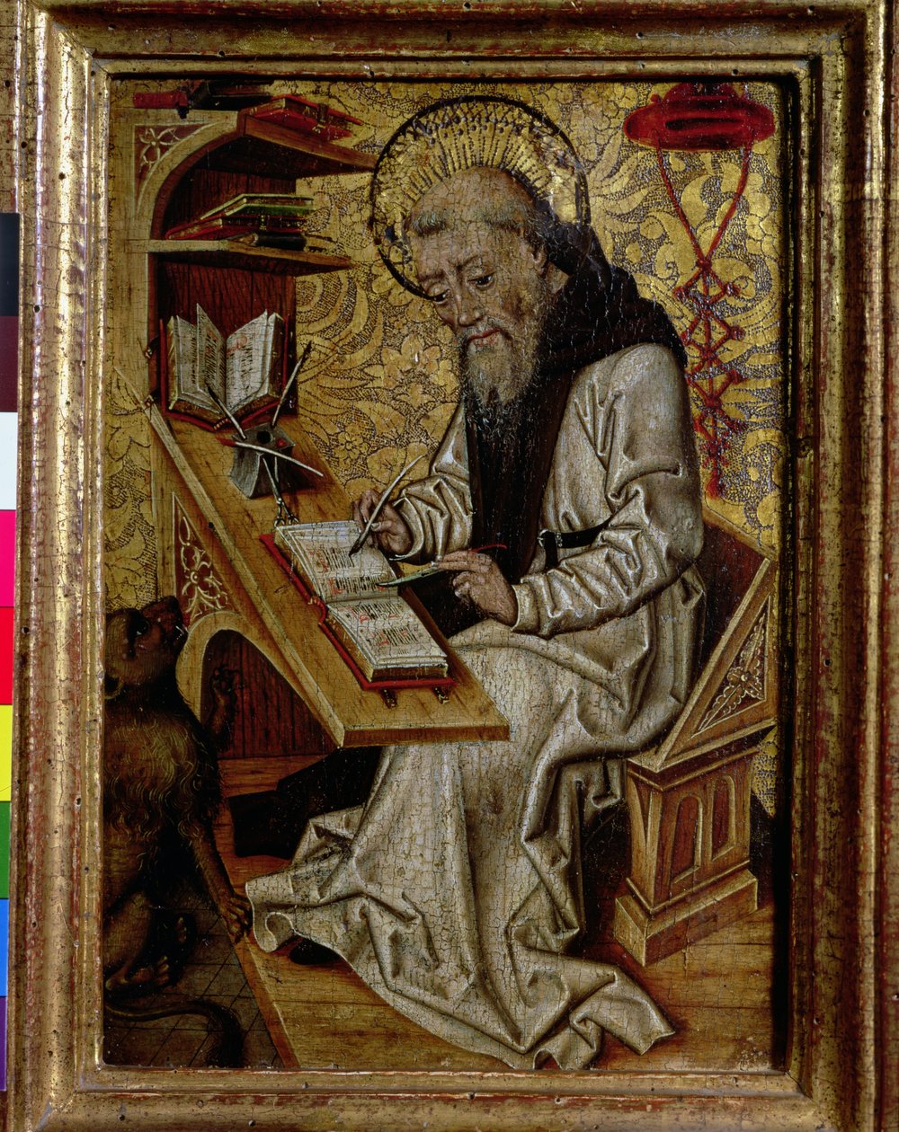 Svatý Jeroným překládá Bibli od Netherlandish School