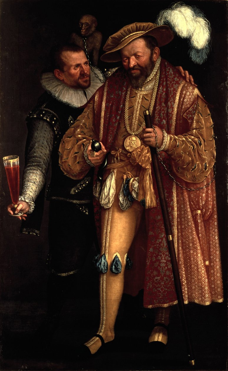 Dva blázni, cca 1600 od Netherlandish School