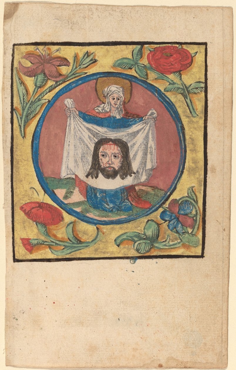 Svatá Veronika s rubášem od Netherlandish 15th Century