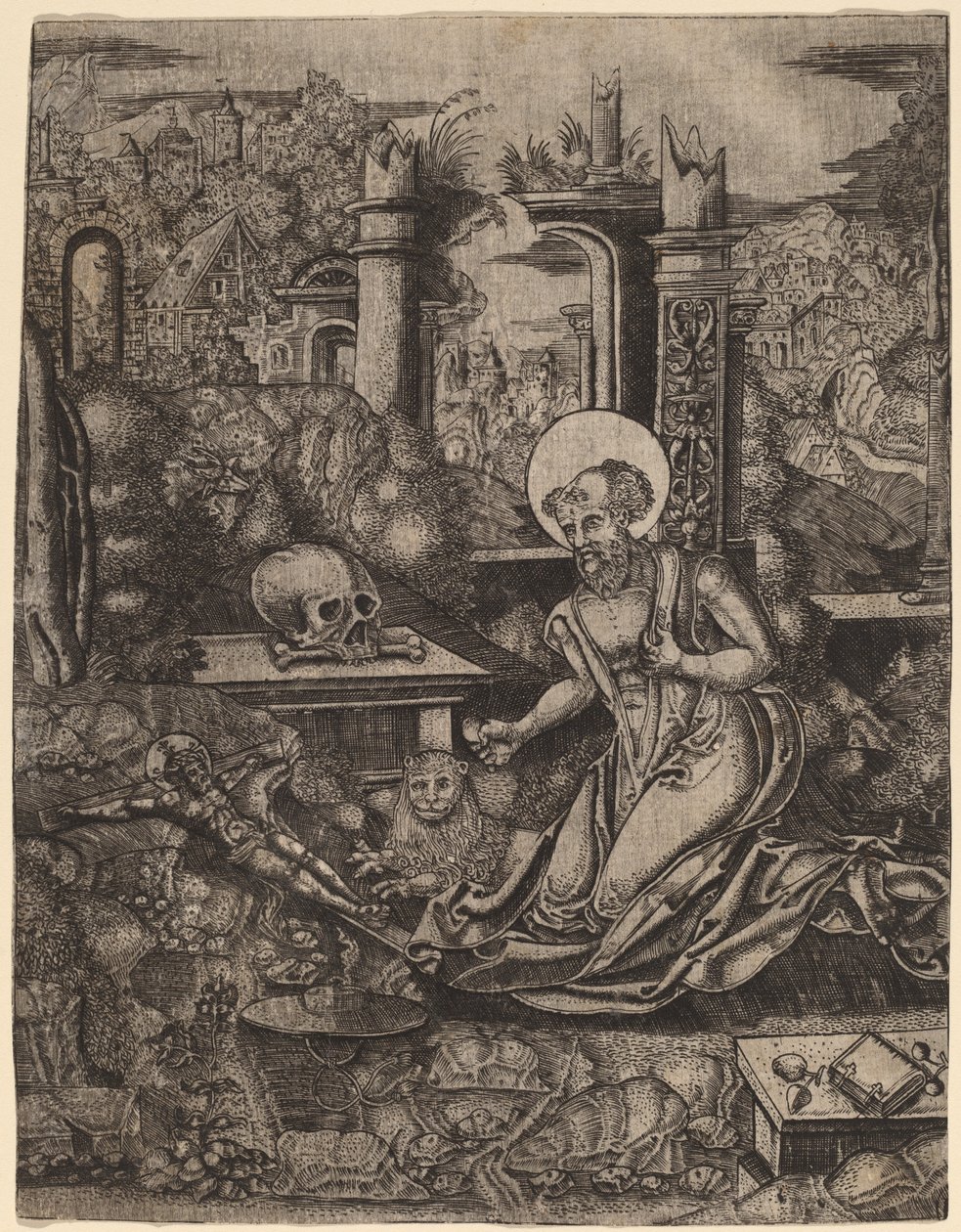 Svatý Jeroným od Netherlandish 16th Century