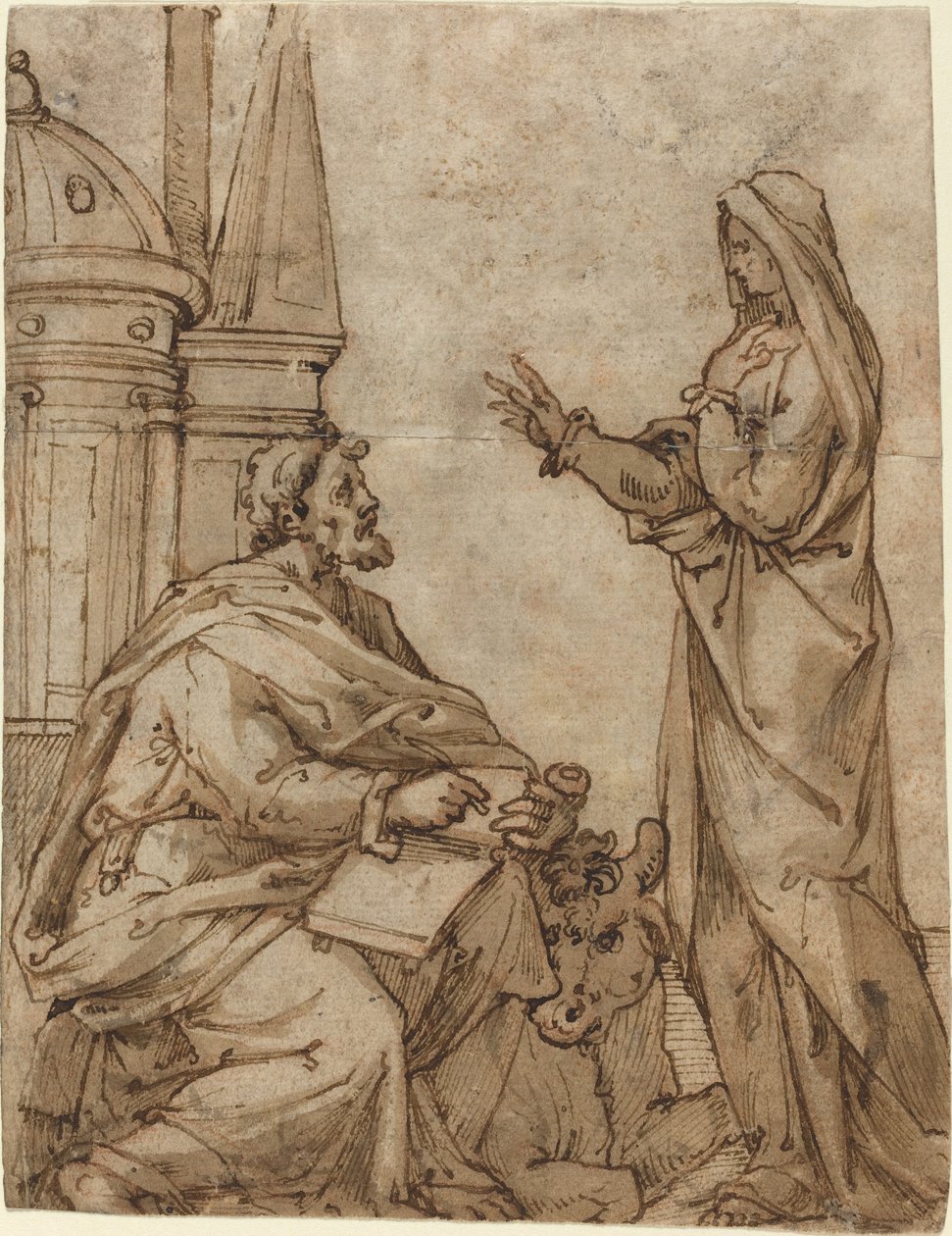 Svatý Lukáš od Netherlandish 16th Century