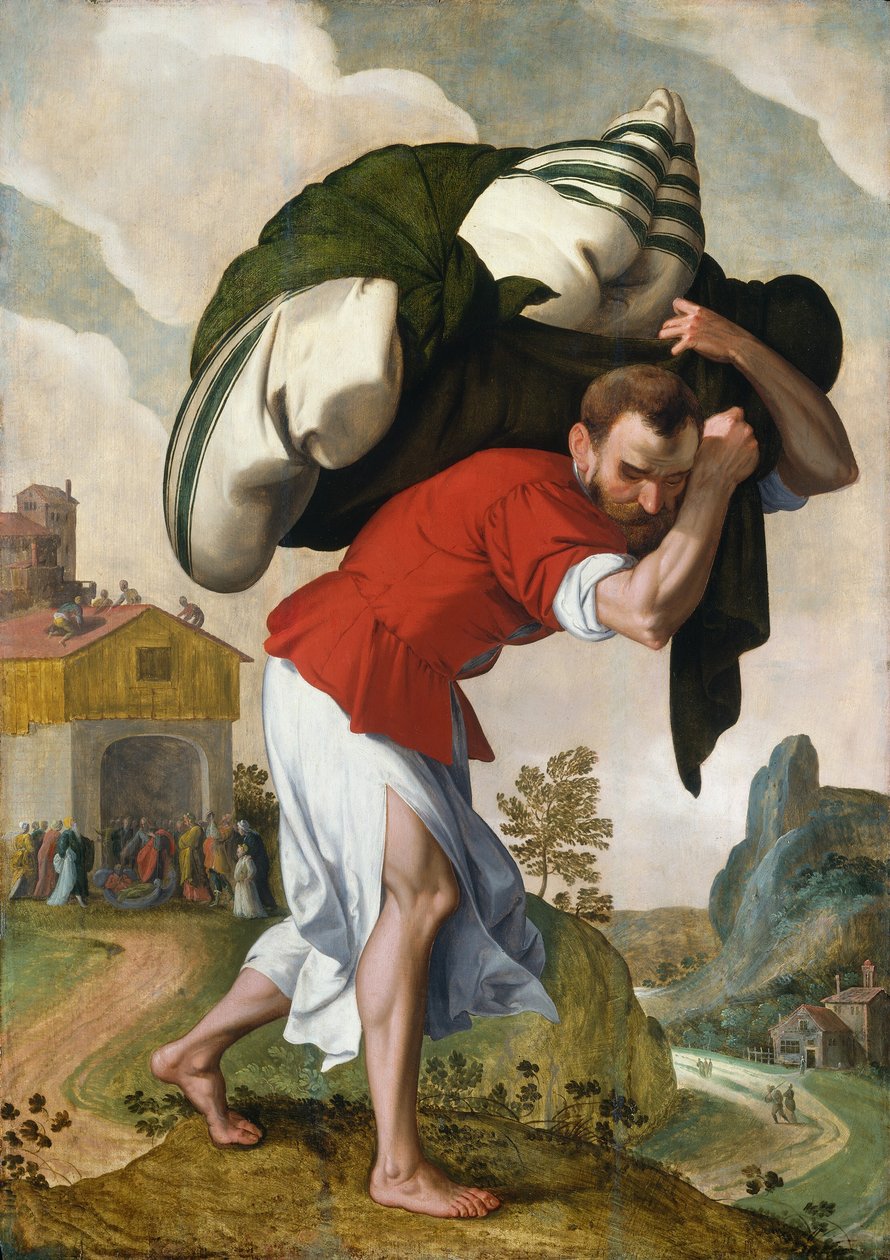 Uzdravení paralytika od Netherlandish 16th Century