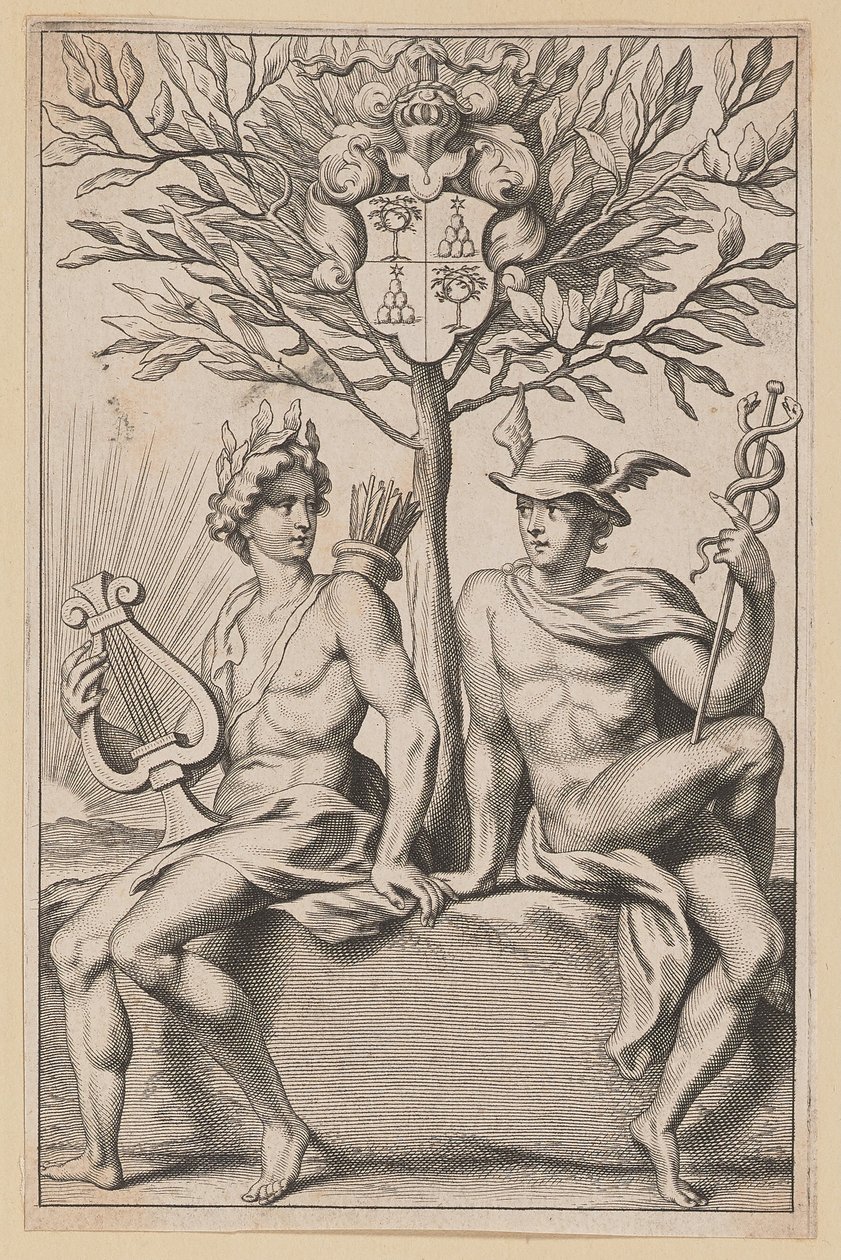 Titulní strana pro Philomathi Musae Juveniles od Netherlandish 17th Century after Sir Peter Paul Rubens