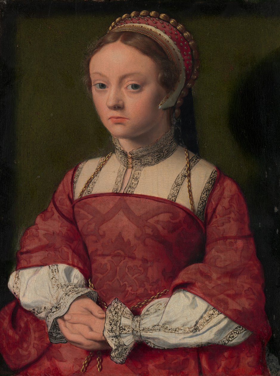 Portrét mladé ženy. od Netherlandish Painter