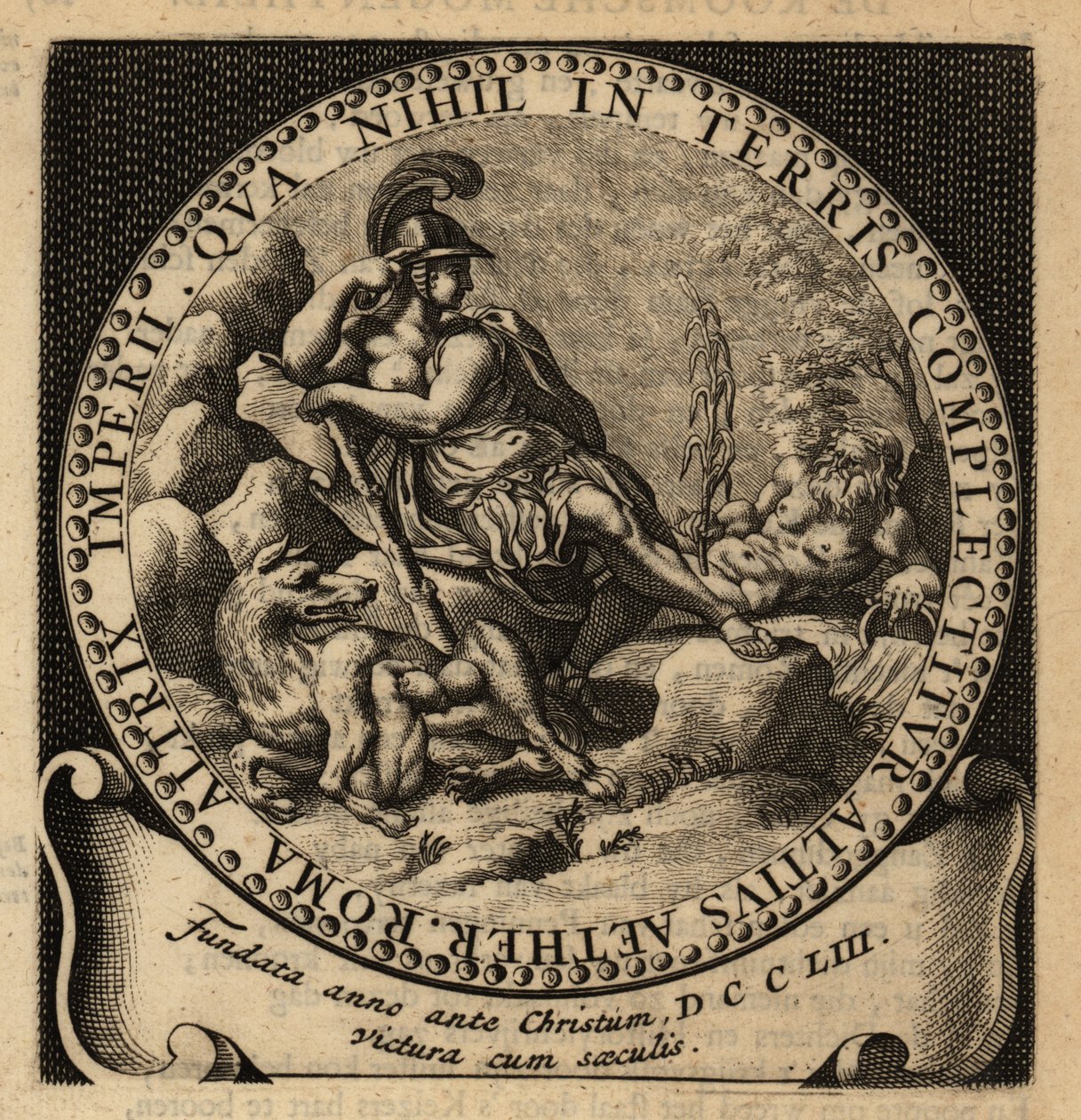 Alegorická postava římské říše, Romulus a Remus. od Netherlandish School
