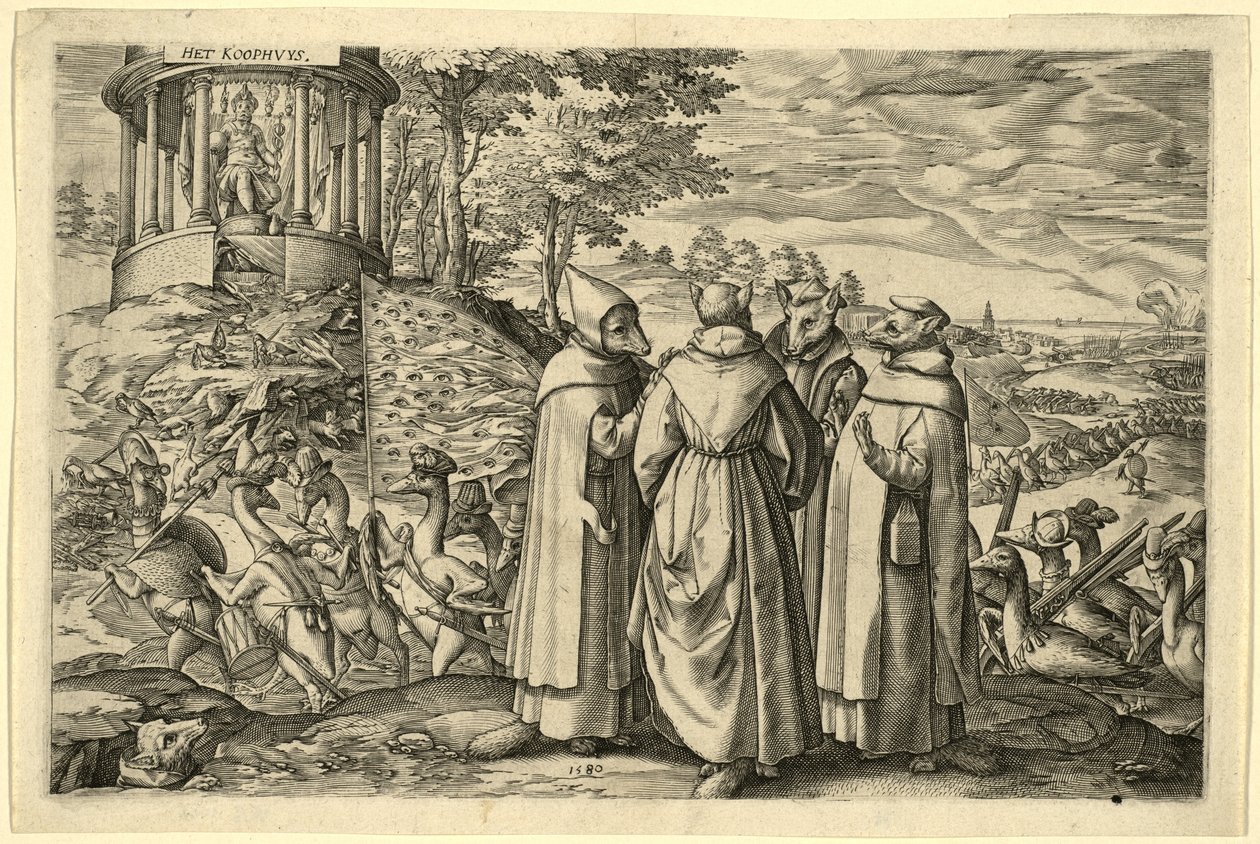 Alegorie porážky vévody z Alvy v Brielle, 1580 od Netherlandish School
