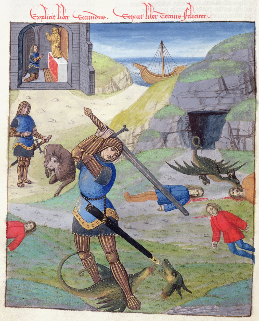 Ms 324 f.35 v. Cadmus, z Metamorphoses 10 od Ovidia, 1497 od Netherlandish School