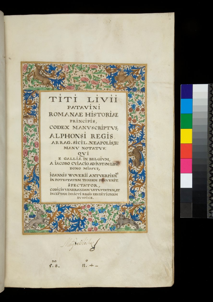 Paní 344. Livy, Od založení města od Netherlandish School