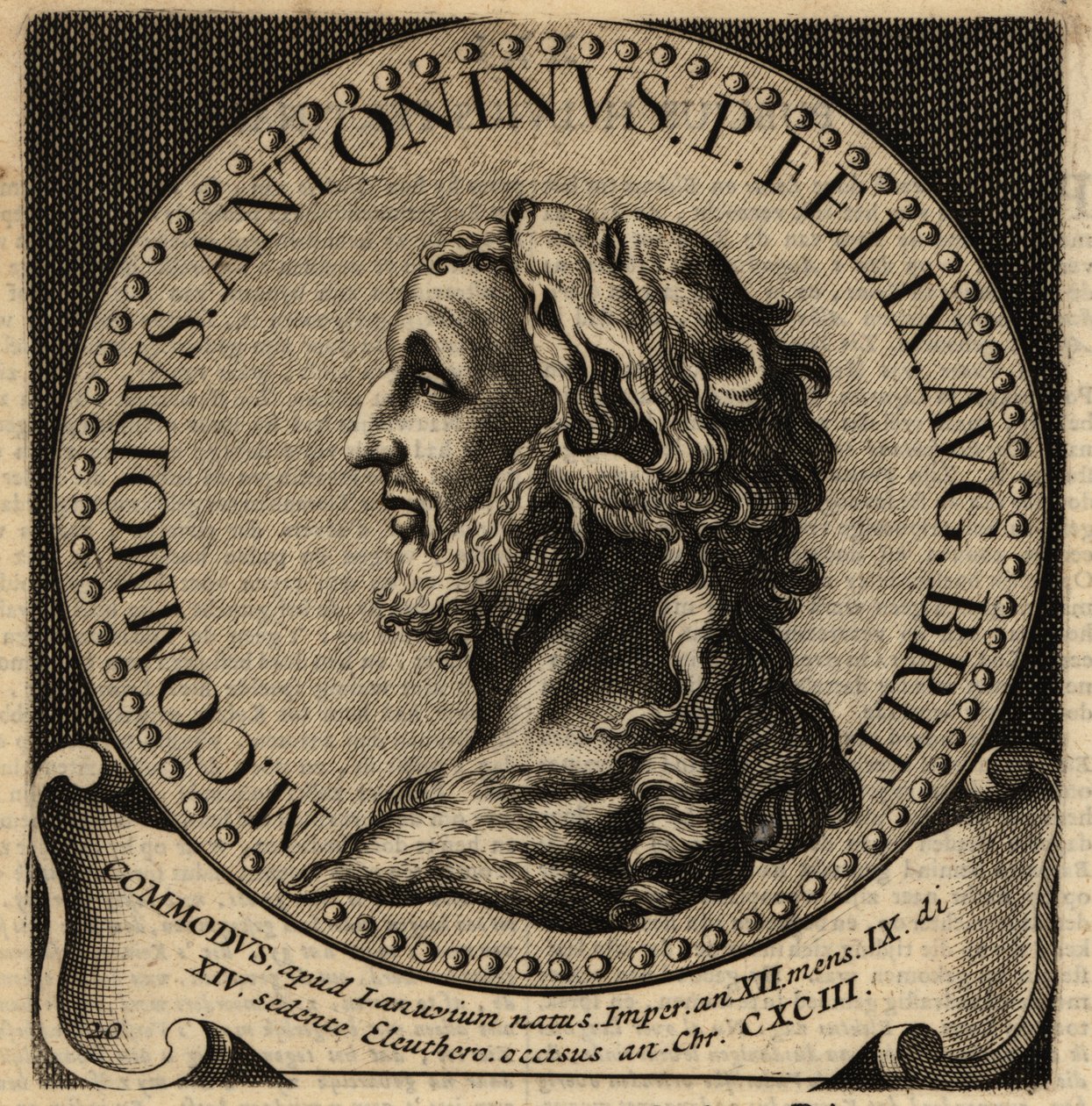 Portrét římského císaře Commoda. od Netherlandish School