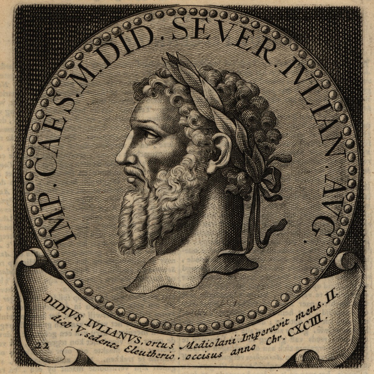 Portrét římského císaře Didia Juliana. od Netherlandish School