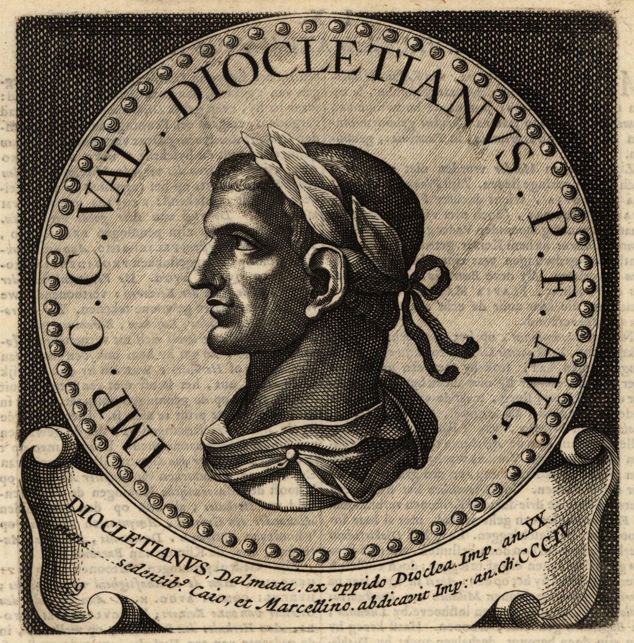 Portrét římského císaře Diokleciána. od Netherlandish School