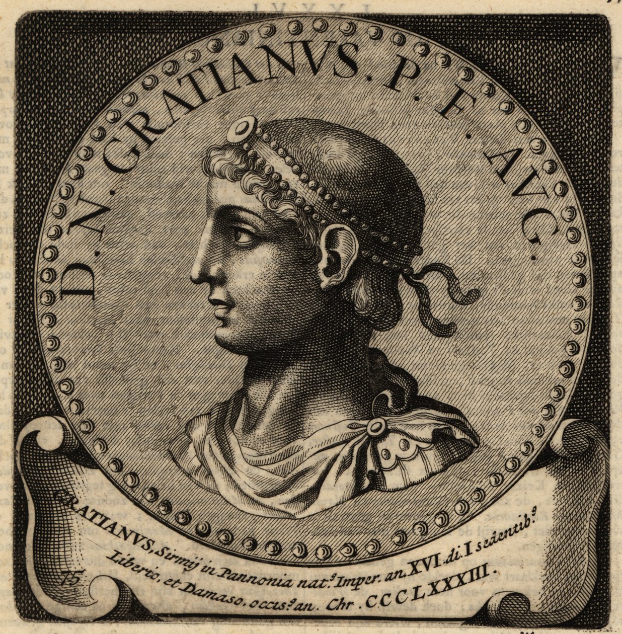 Portrét římského císaře Gratiana. od Netherlandish School