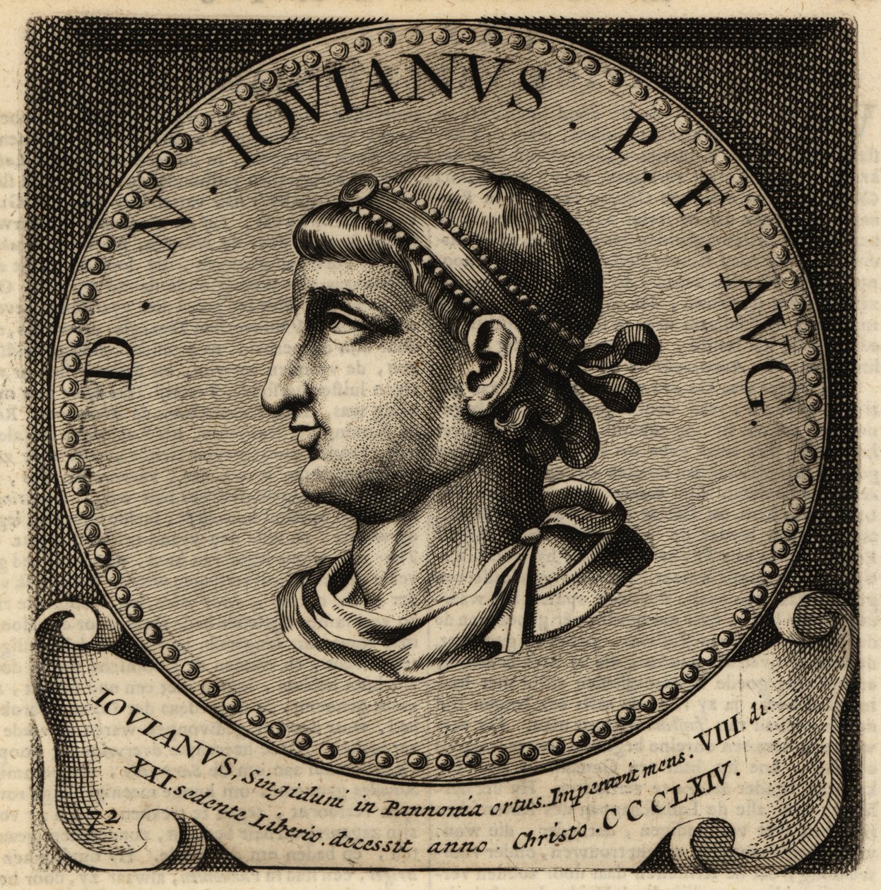 Portrét římského císaře Joviana, od Netherlandish School