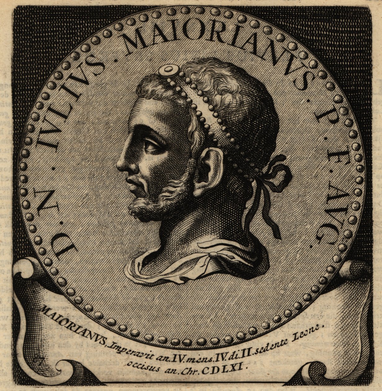 Portrét římského císaře Majoriana. od Netherlandish School