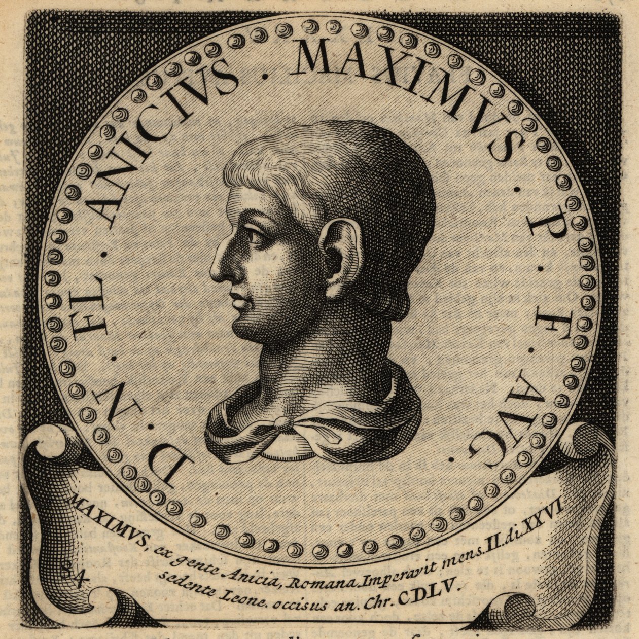 Portrét římského císaře Maxima. od Netherlandish School
