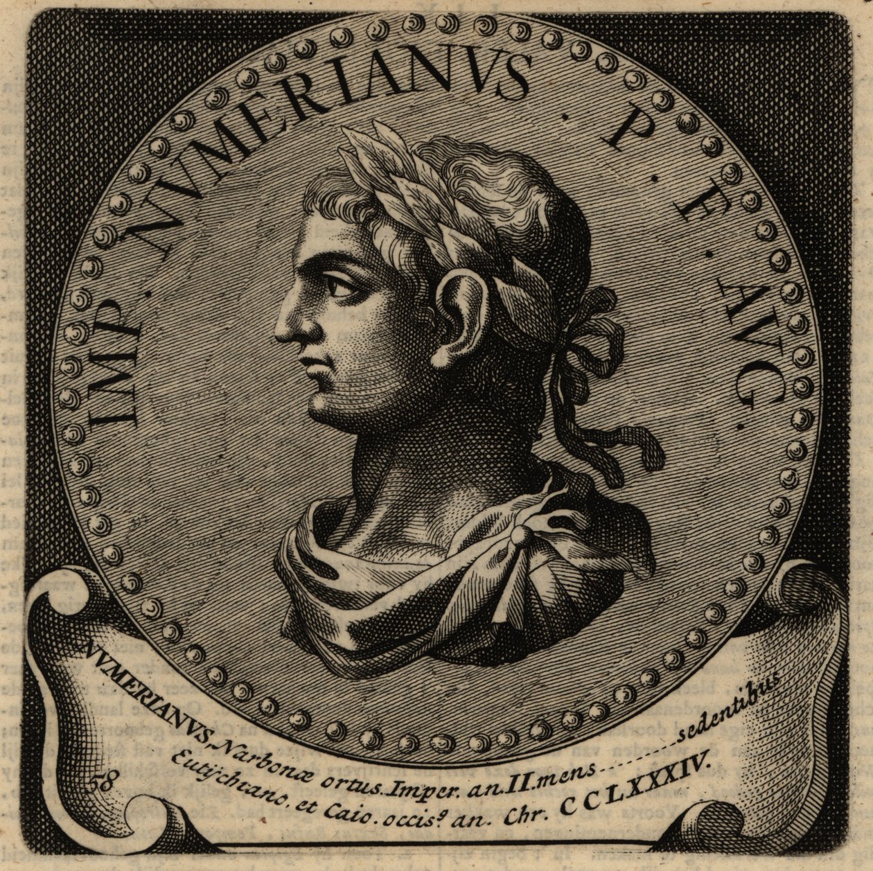 Portrét římského císaře Numeriana. od Netherlandish School