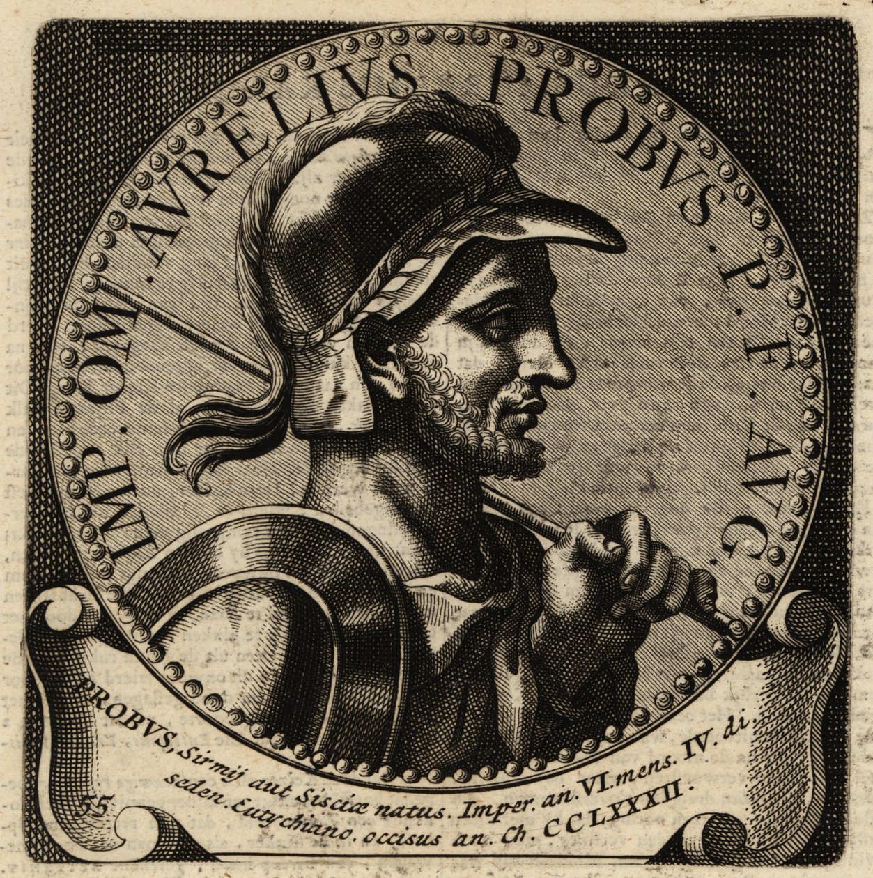 Portrét římského císaře Proba. od Netherlandish School