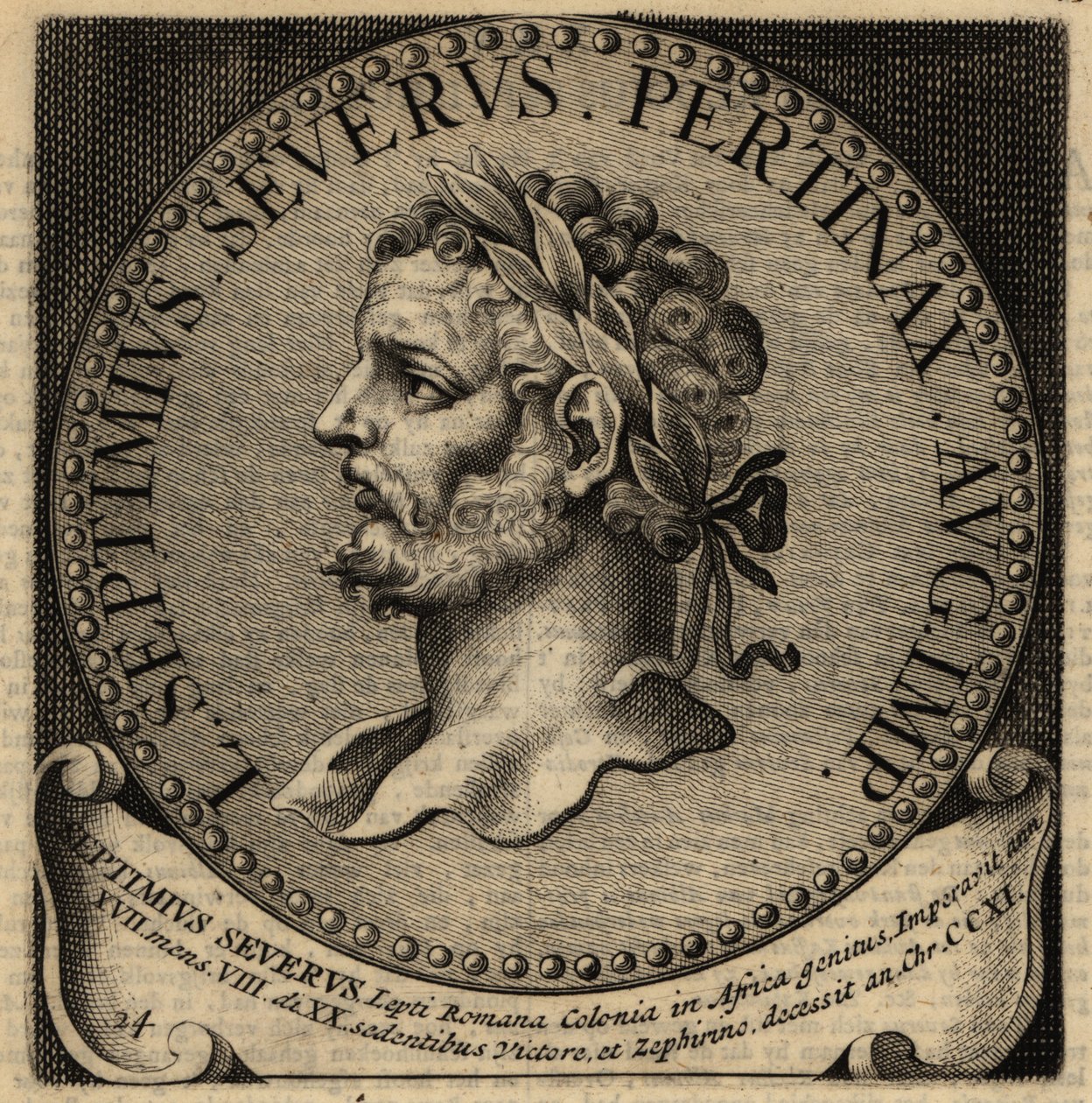 Portrét římského císaře Septimia Severa od Netherlandish School