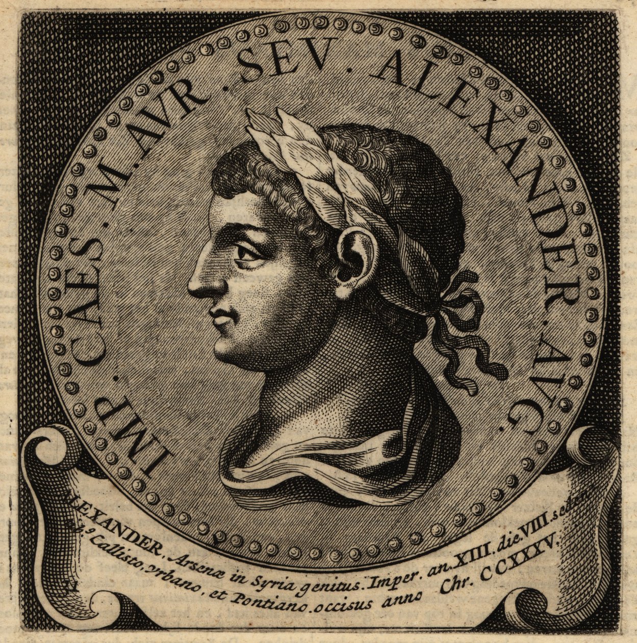 Portrét římského císaře Severa Alexandra. od Netherlandish School