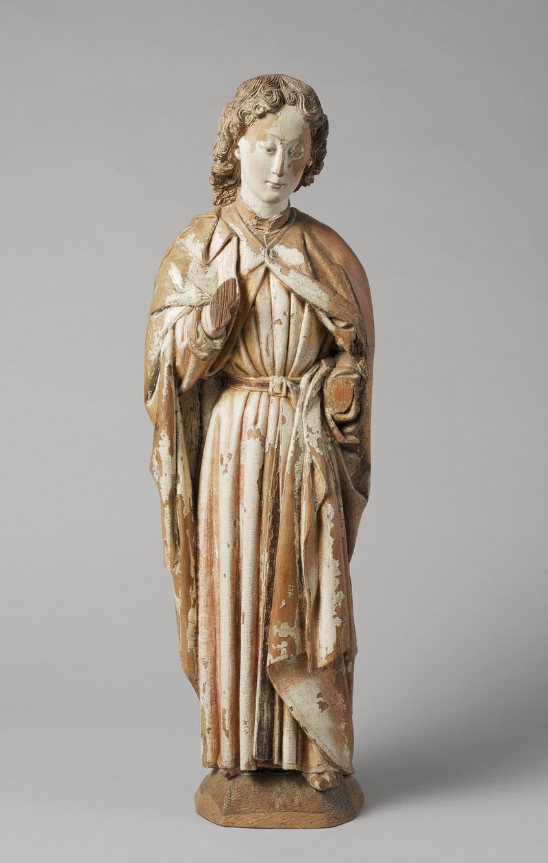 Svatý Jan Evangelista od Meestera van Koudewatera, c. 1470 (vlašský ořech) od Netherlandish School