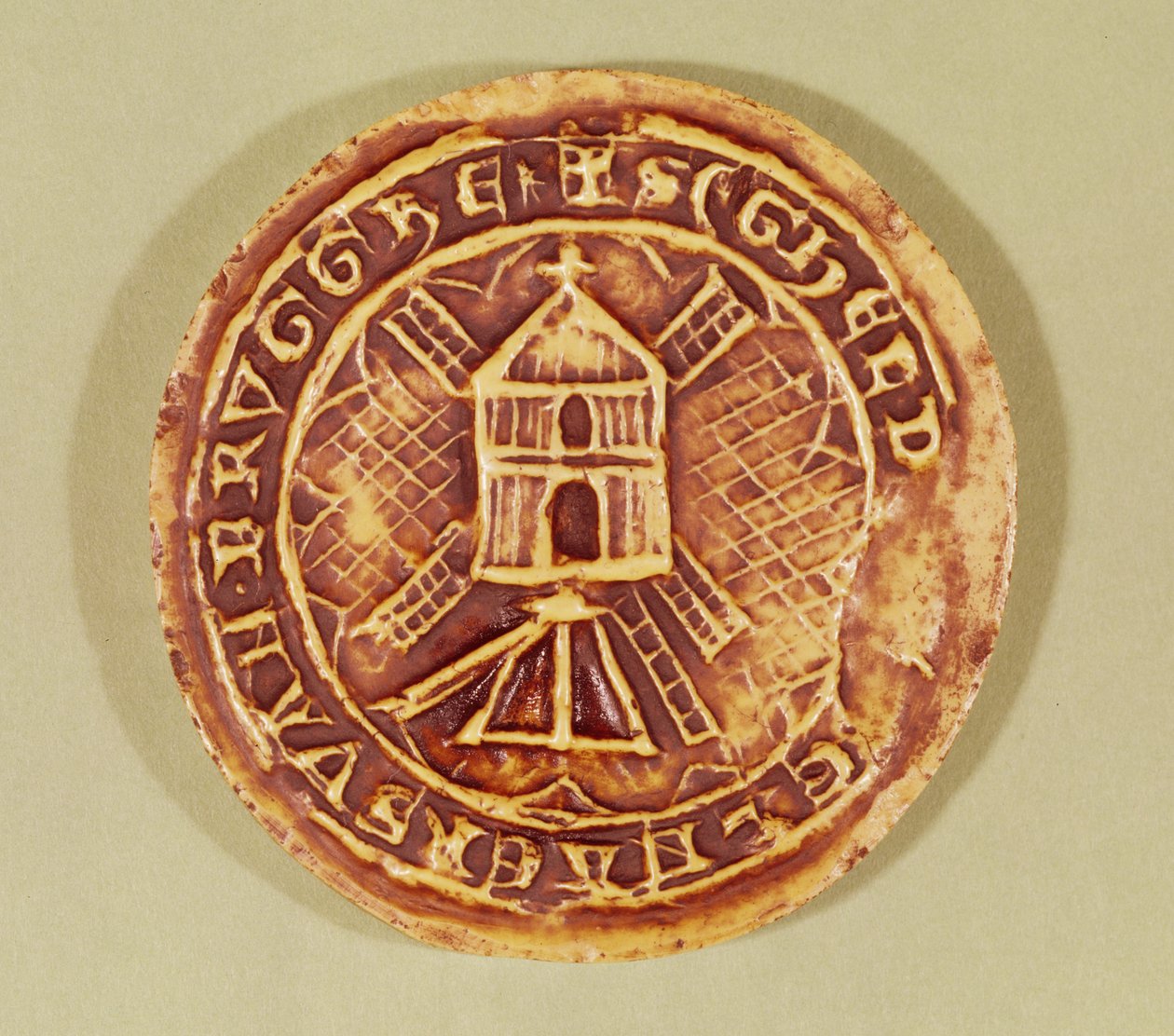 Pečeť pro Bruggský cech mlynářů, 1407 od Netherlandish School