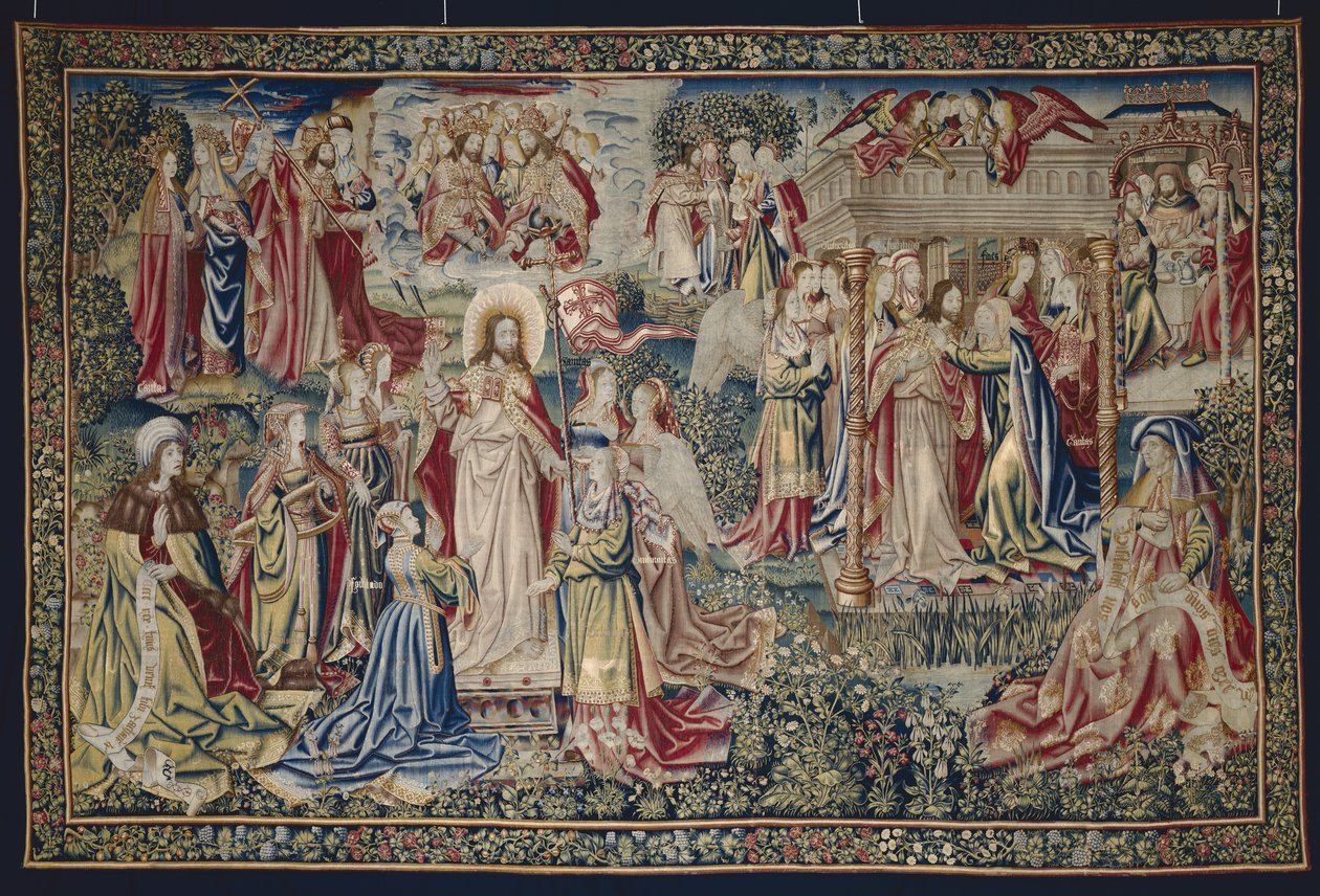 Vzkříšení z Alegorie vykoupení člověka, kolem 1500-10 od Netherlandish School