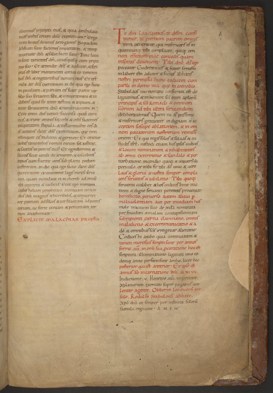 Stavelotská bible, Add MS 28106, f.228r od Netherlandish School
