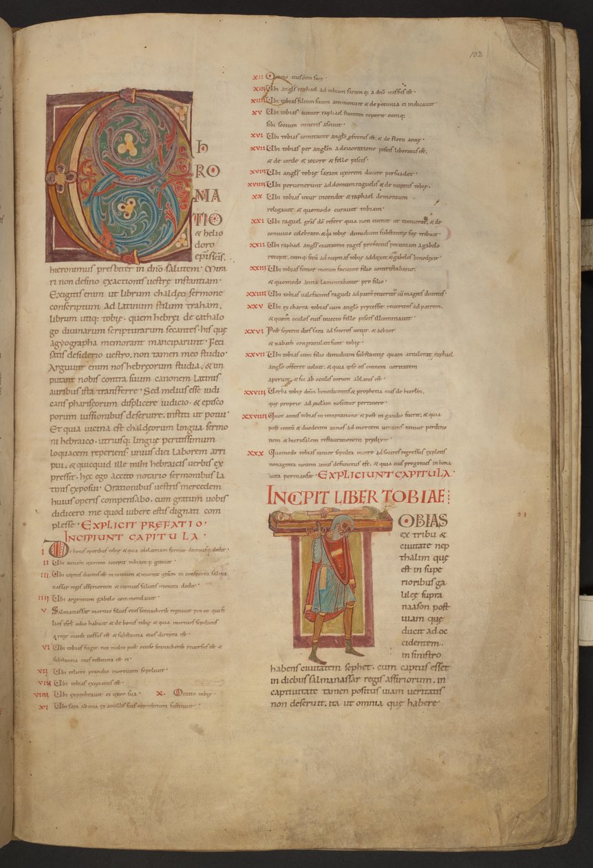 Stavelotská bible, Add MS 28107, f.102r od Netherlandish School