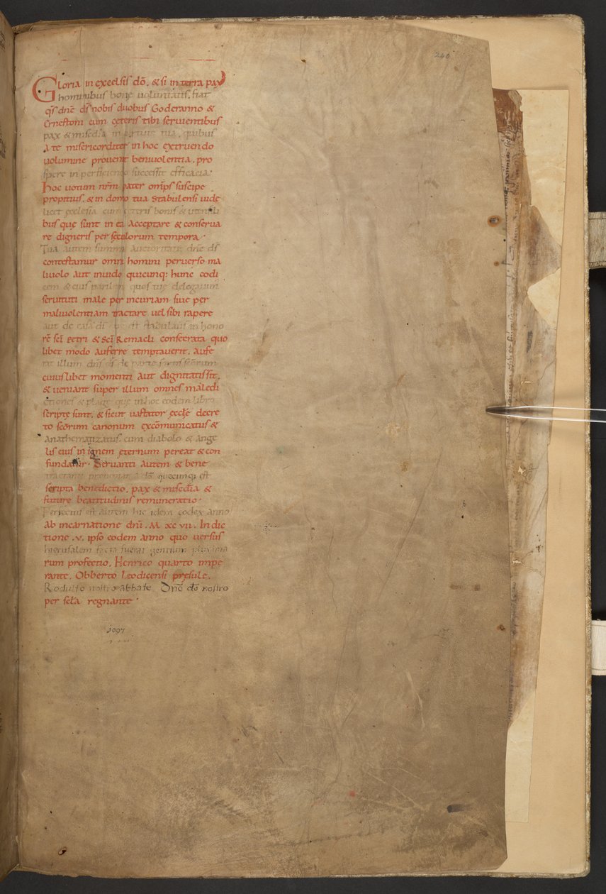 Stavelotská bible, Add MS 28107, f.240r od Netherlandish School
