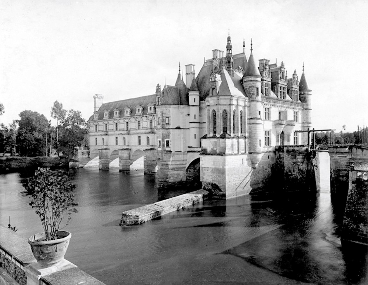 Hrad Chenonceau od Neurdein