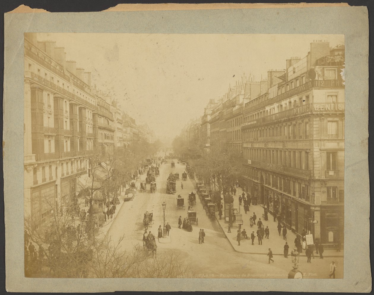 Paříž, Boulevard Montmartre od Neurdein freres