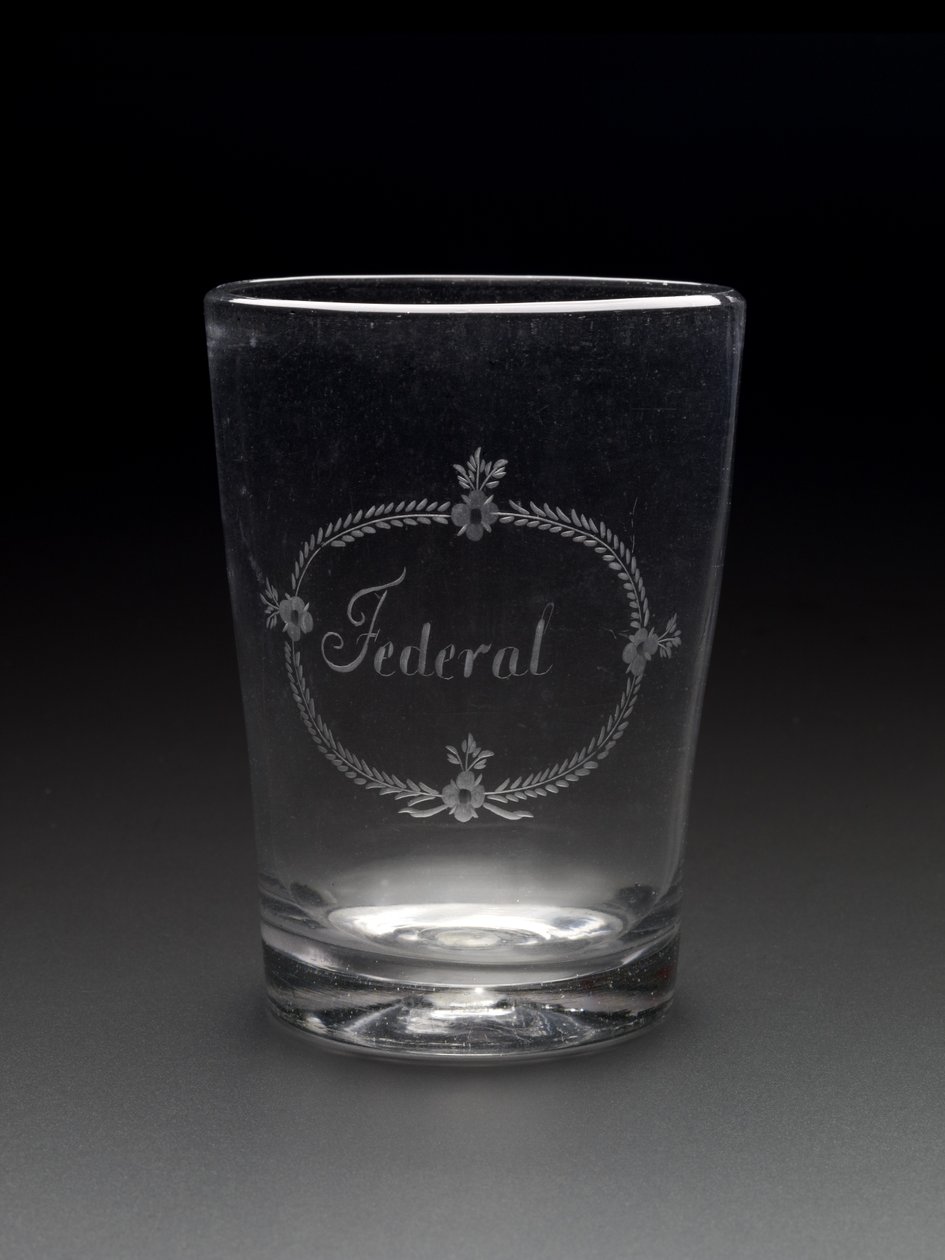Tumbler, c. 1788-1795 (bezolovnaté sklo) od New Bremen Glass Manufactory
