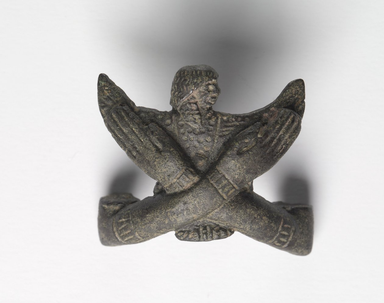 Bronzová hora z "Shawabty Bundle": Crossed Arms, konec 18. až počátek 19. dynastie, asi 1336-1256 př.n.l. od New Kingdom Egyptian