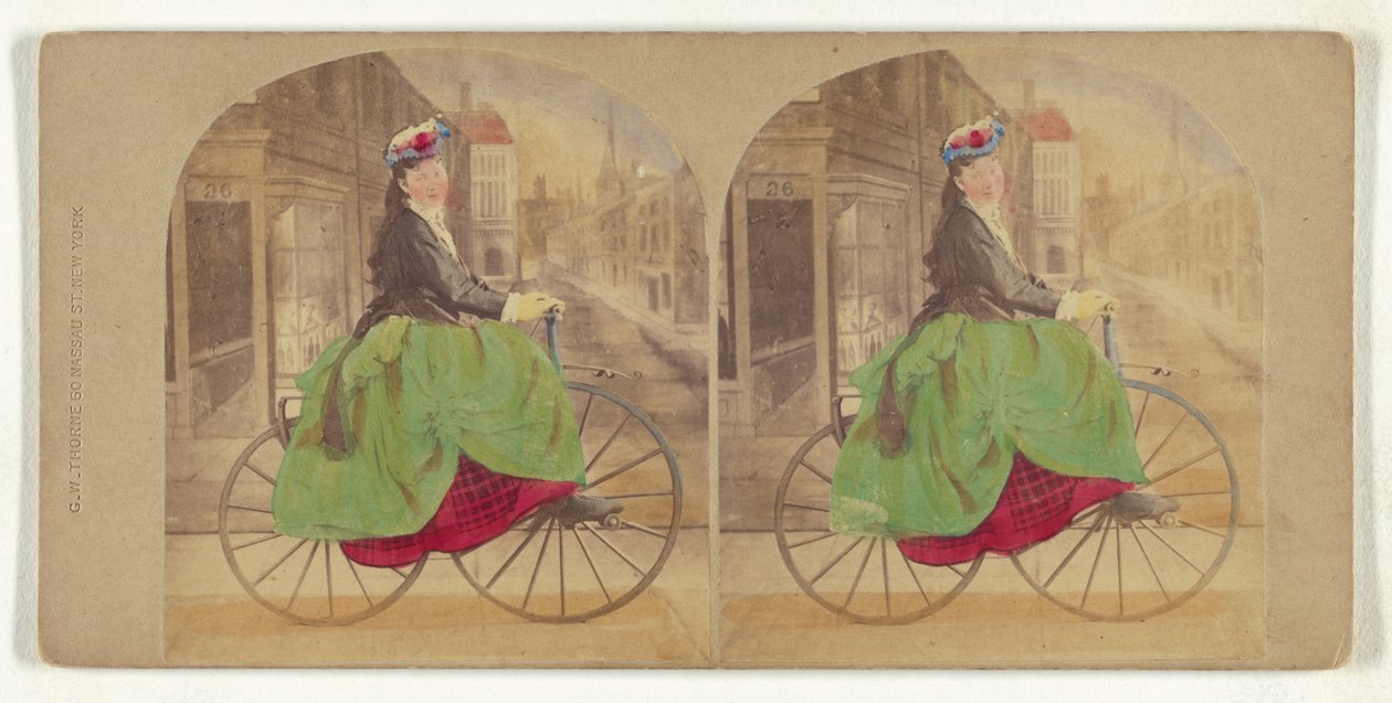 Dobová dívka. od New York Stereoscopic Company